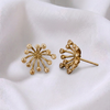 Amber Pollen Studs