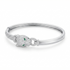 Monarch Bangle Silver