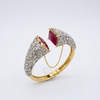 Ruby Petal Cuff