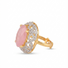Pink Crown Ring