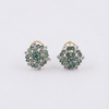 Emerald Polygon Studs