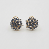 Sapphire Polygon Studs