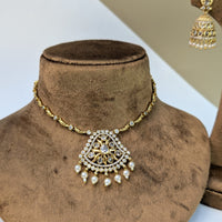 Guttapusalu Drop South Indian Rajwadi Necklace Set