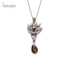Flower Pendant - Crystal Brown