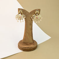 Baadshahi Crest Stone Earrings