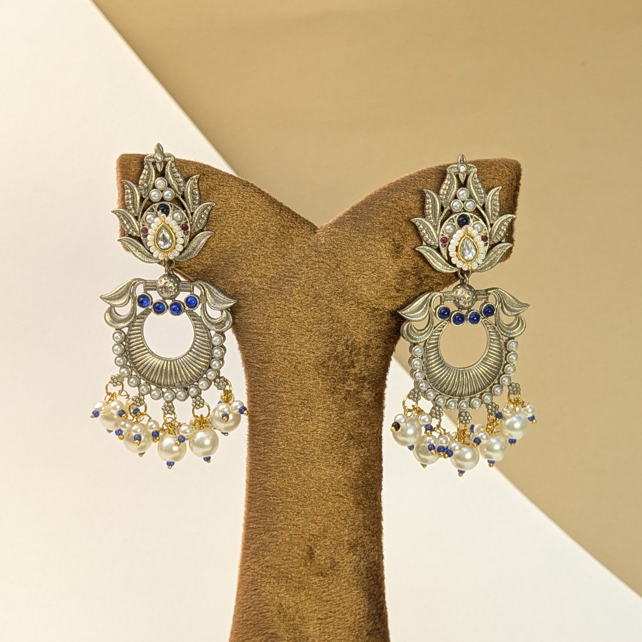 Cascade Drop Antique Earrings