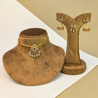 Kasu Coin South Indian Rajwadi Necklace Set