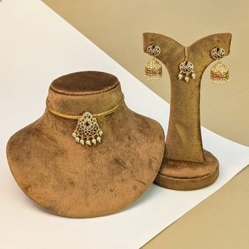 Kasu Coin South Indian Rajwadi Necklace Set