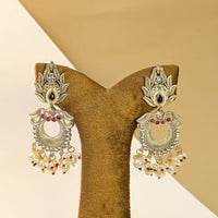 Grand Chandbali Antique Earrings