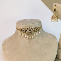 Nandi Bull South Rajwadi Necklace Set