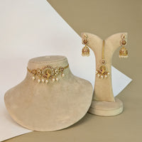 Gaja Elephant South Rajwadi Necklace Set
