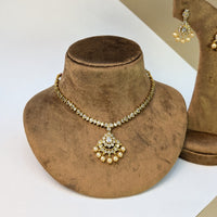 Royal Temple South Indian Rajwadi Necklace Set