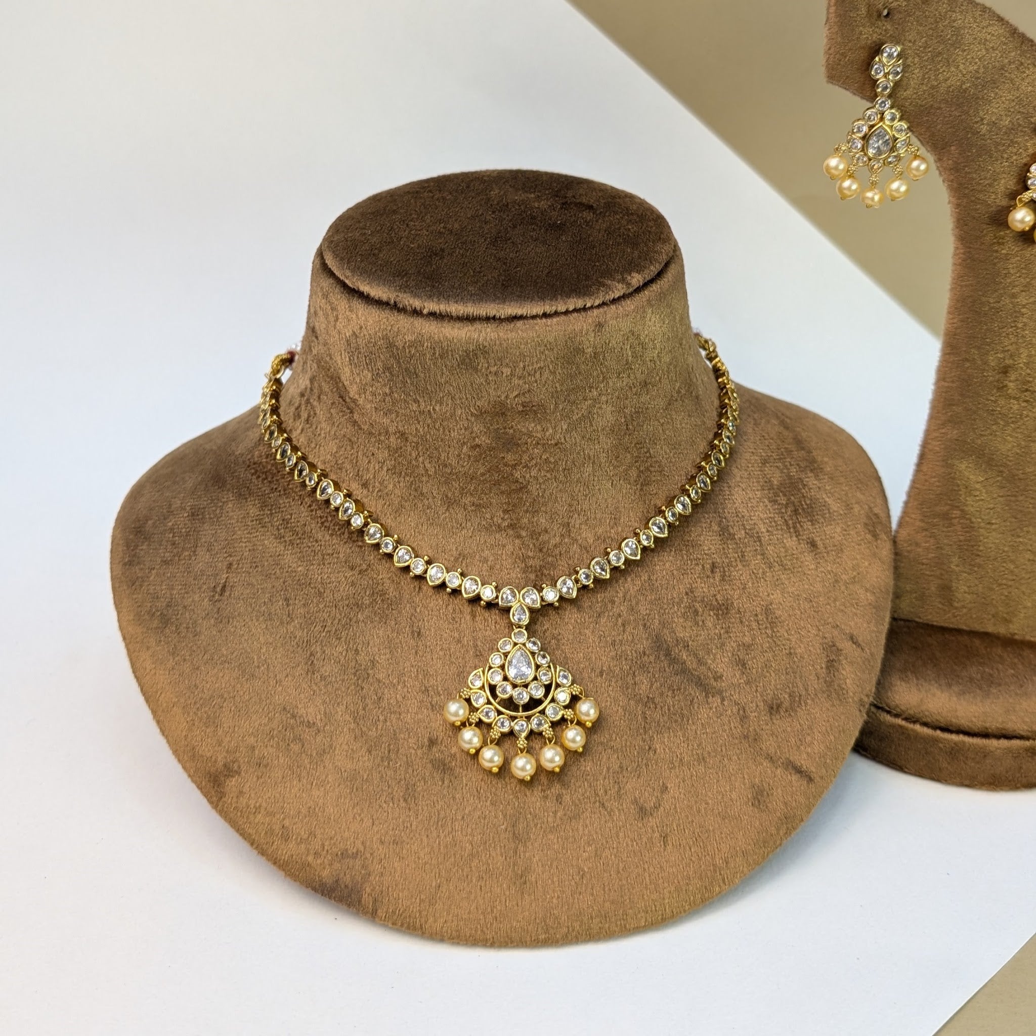 Royal Temple South Indian Rajwadi Necklace Set