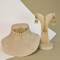 Gaja Elephant South Rajwadi Necklace Set
