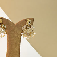 Sabza Green Stone Earrings