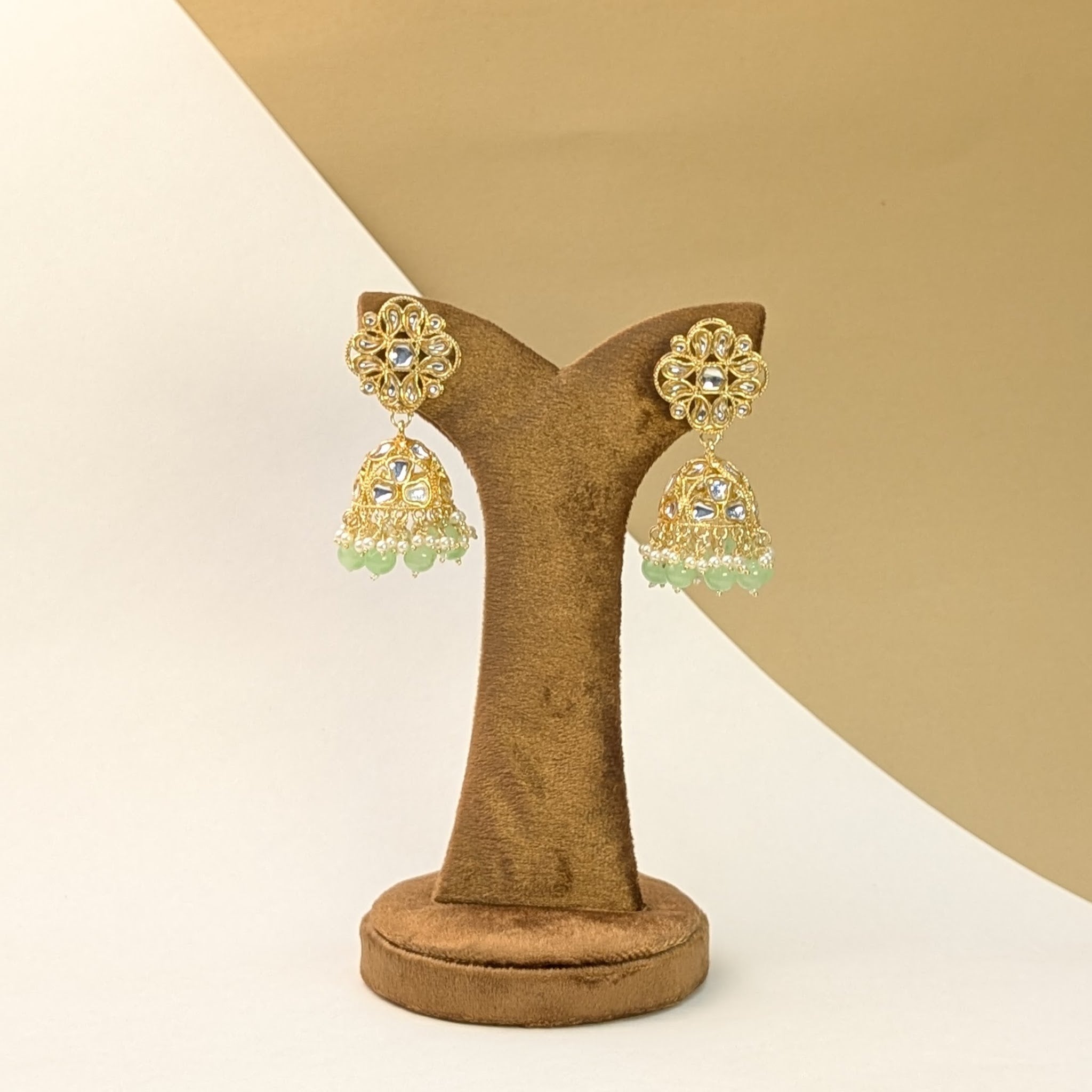 Statement Kundan Jhumkis