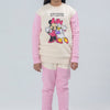 Girls Color Block Suit