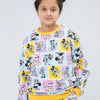 Disney Characters Printed Girls Sweatshirt