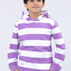 Boys Striper Hooded Top