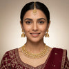 Pearl Cascade Copper Necklace Set