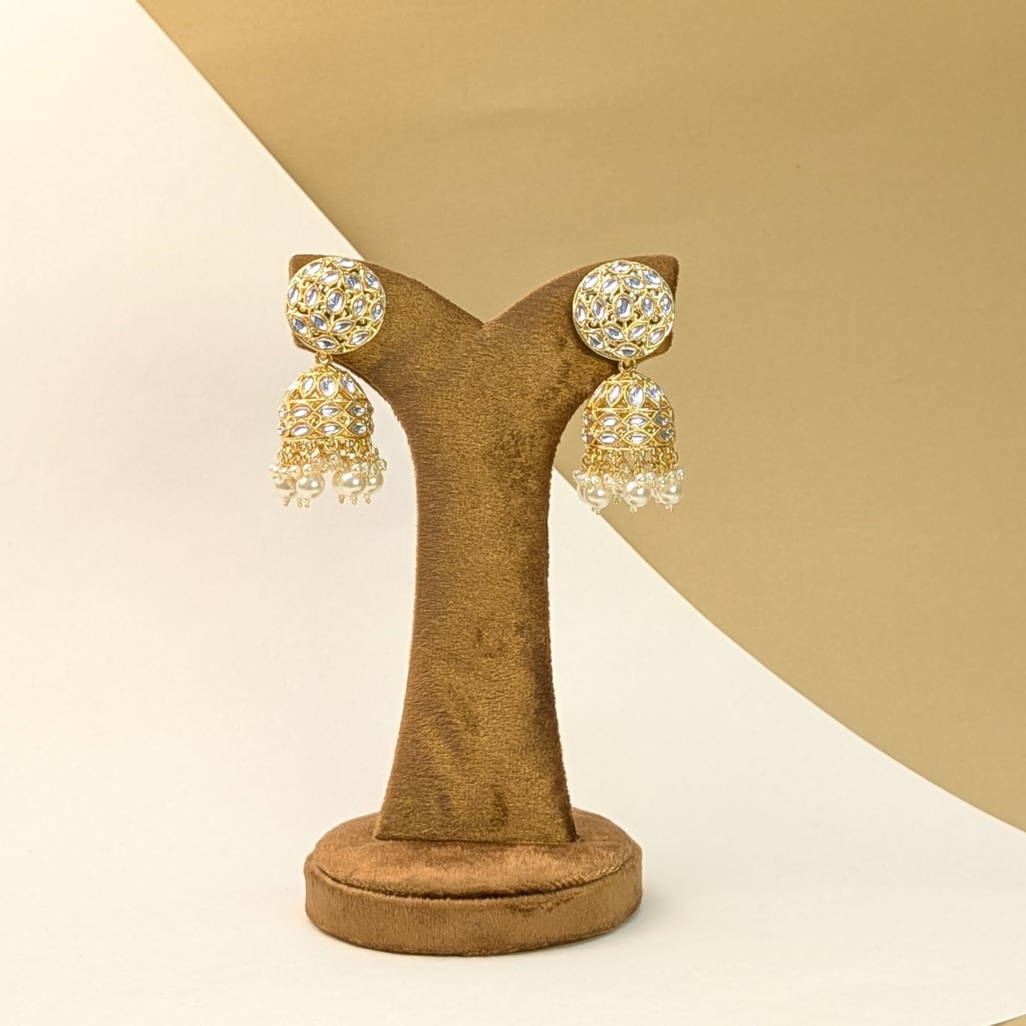 Maharani Kundan Jhumkis