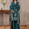 Printed Embroidered Suit