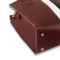 Baku 3 Pcs Maroon women's wallet & clutch in maroon by Bag X