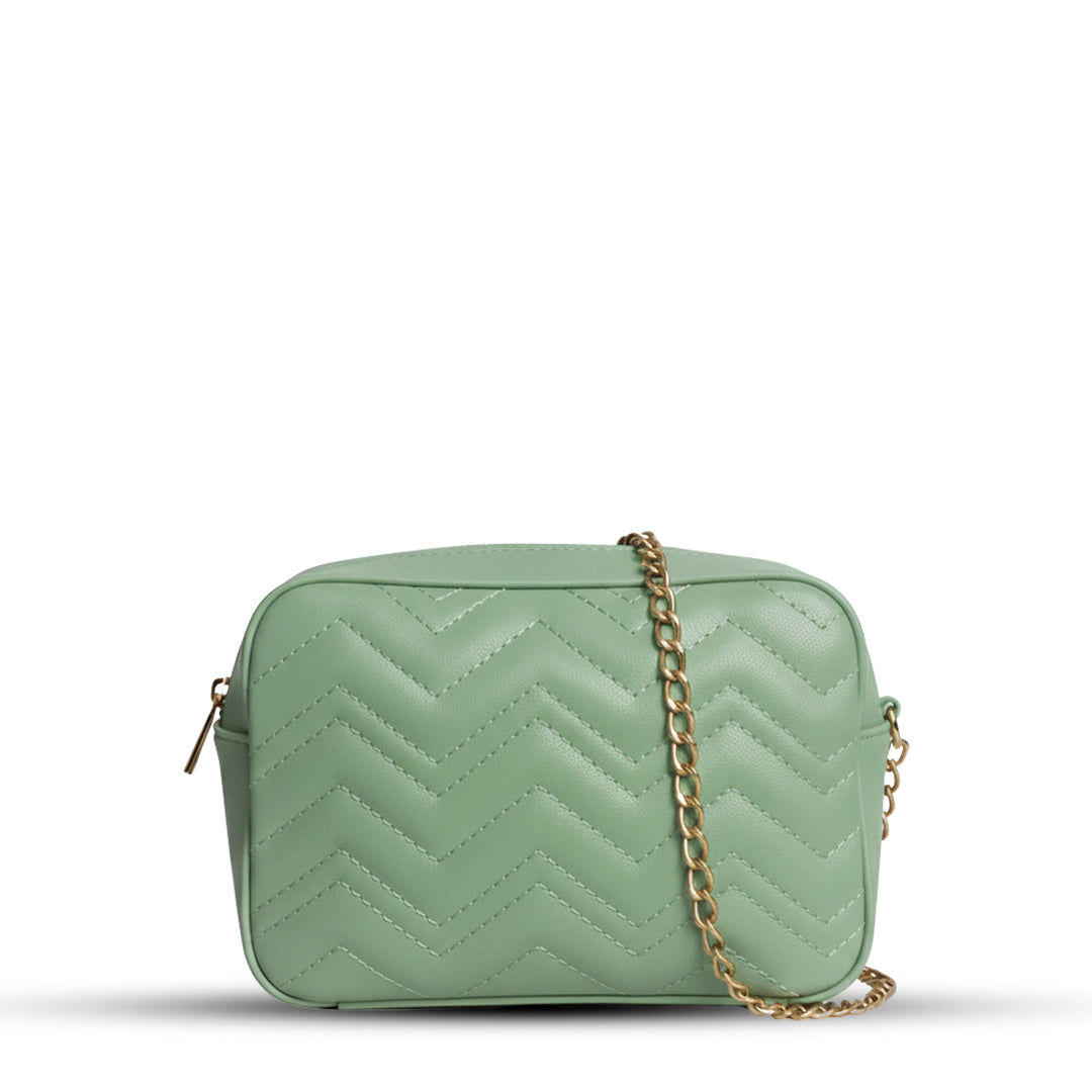 Aura Green women's crossbody bag in green by Bag X