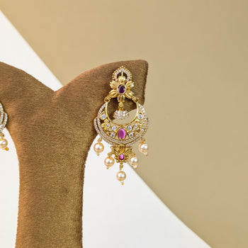 Rangoli Multi Stone Earrings