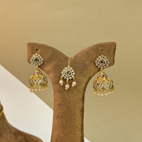 Statement Antique South Indian Rajwadi Necklace Set