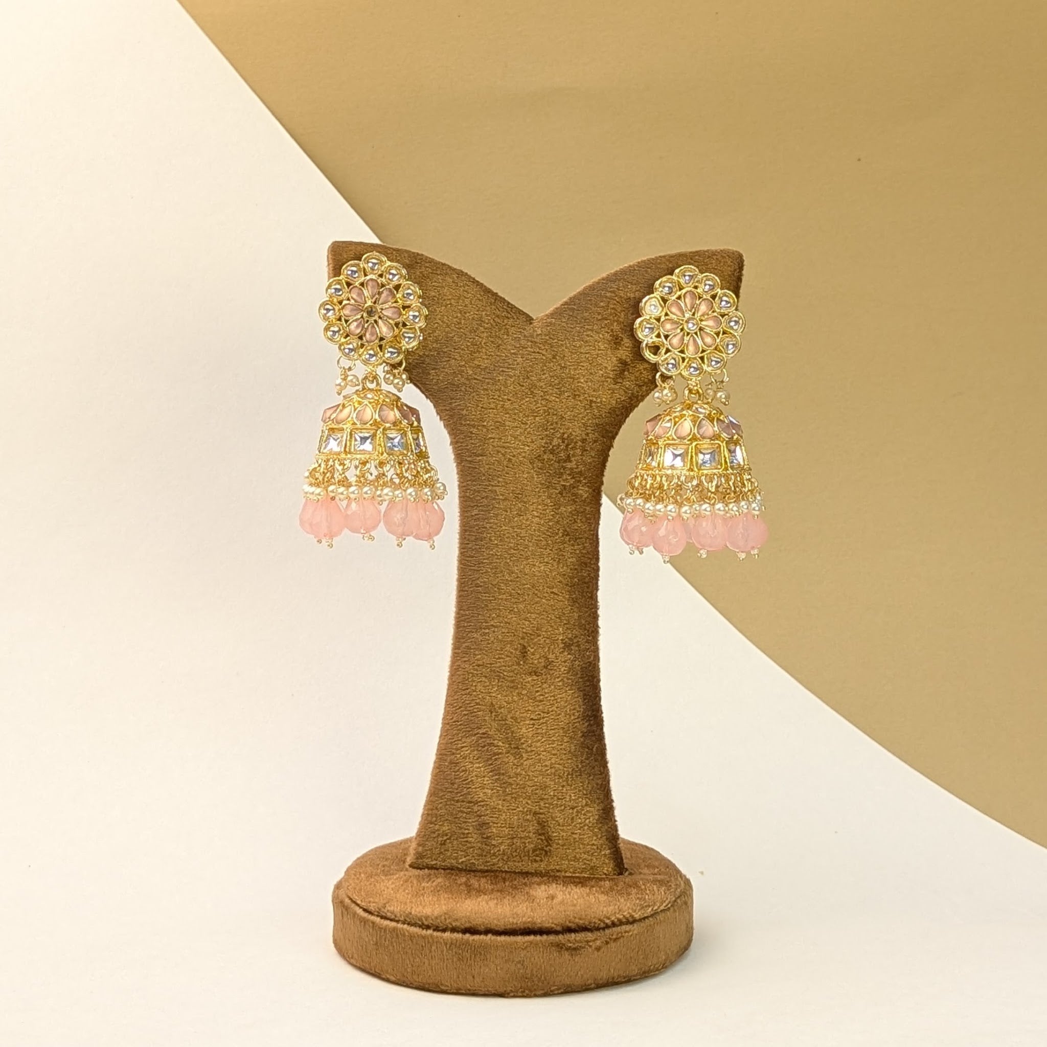 Classic Kundan Jhumkis