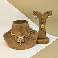 Traditional Bridal South Indian Rajwadi Necklace Set