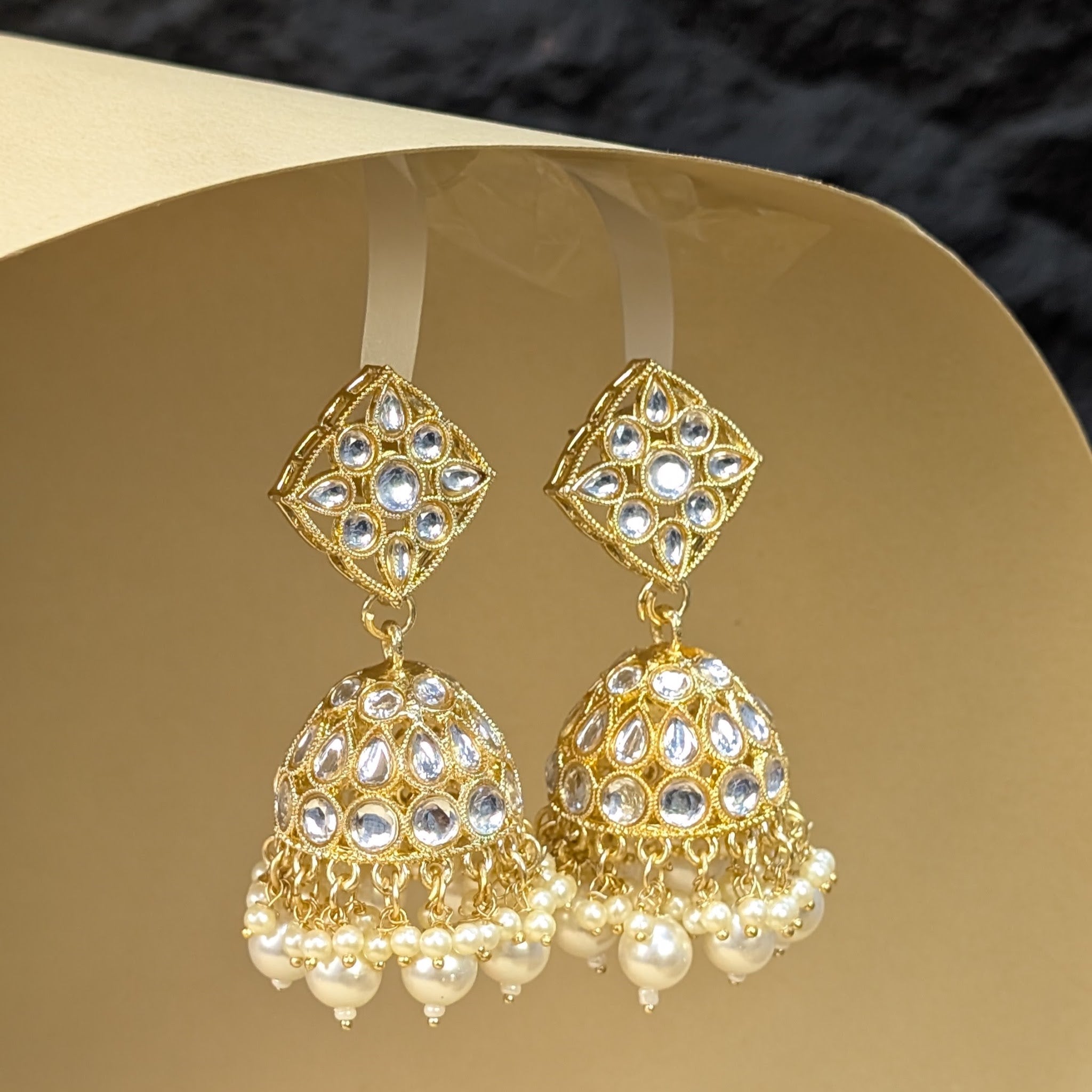 Mughal Kundan Jhumkis