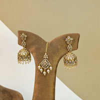 Guttapusalu Pearl South Indian Rajwadi Necklace Set