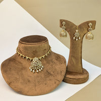 Antique Choker South Indian Rajwadi Necklace Set