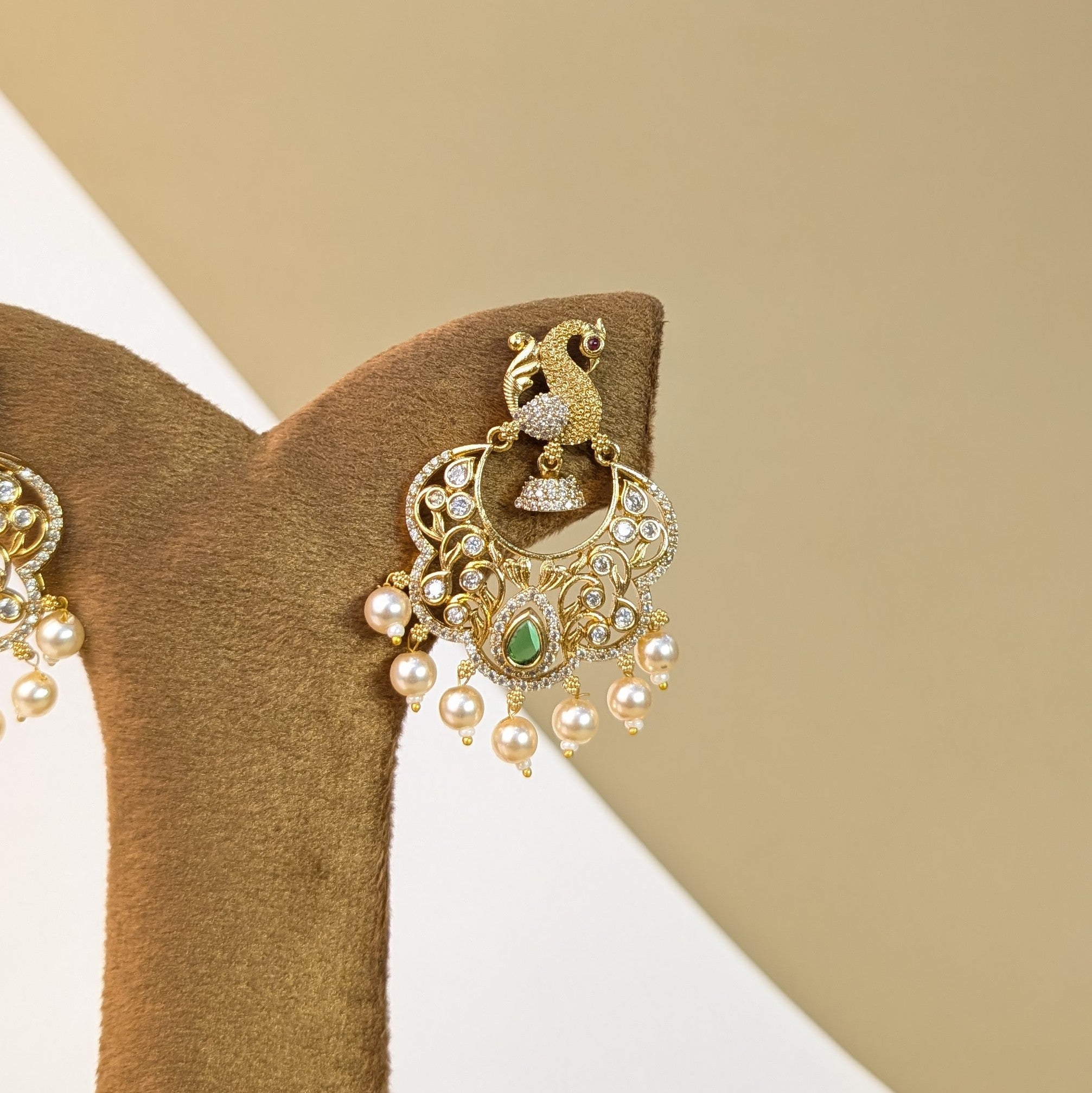 Moti Cascade Stone Earrings