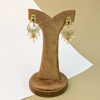 Toran Leaf Stone Earrings
