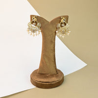 Sabza Green Stone Earrings