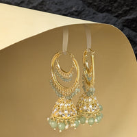 Meena Kundan Jhumkis