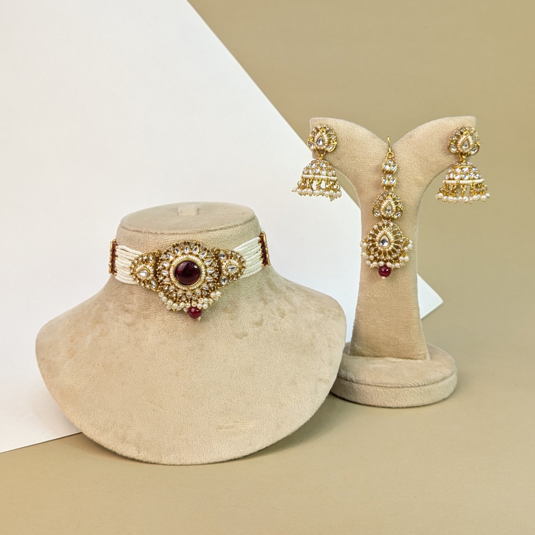 Maharani Kundan Necklace Set