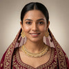 Moti Mogra Copper Necklace Set