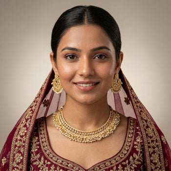 Regal Coin Copper Necklace Set