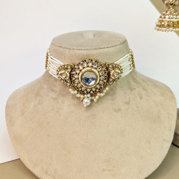 Maharani Kundan Necklace Set