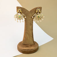 Roshan Teardrop Stone Earrings