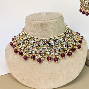 Jadau Kundan Necklace Set