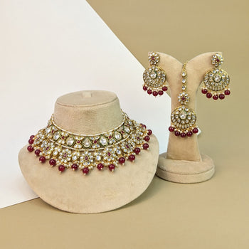 Jadau Kundan Necklace Set