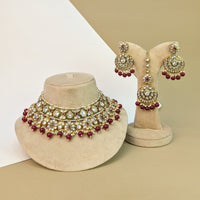 Jadau Kundan Necklace Set