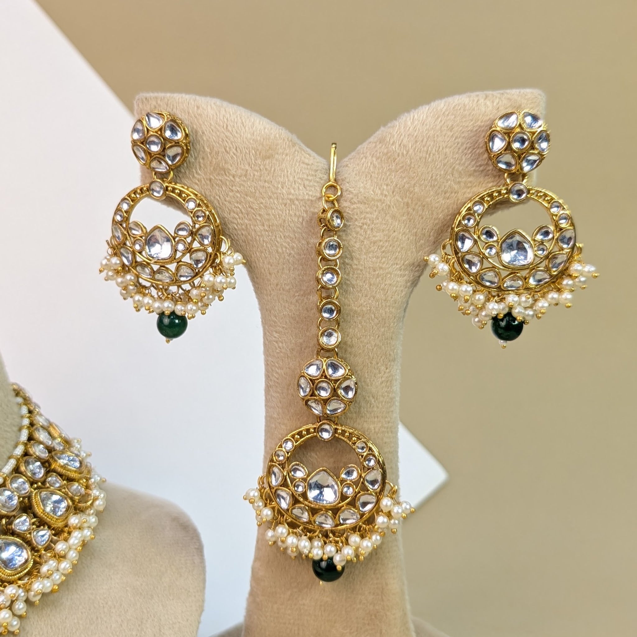 Mughal Kundan Necklace Set