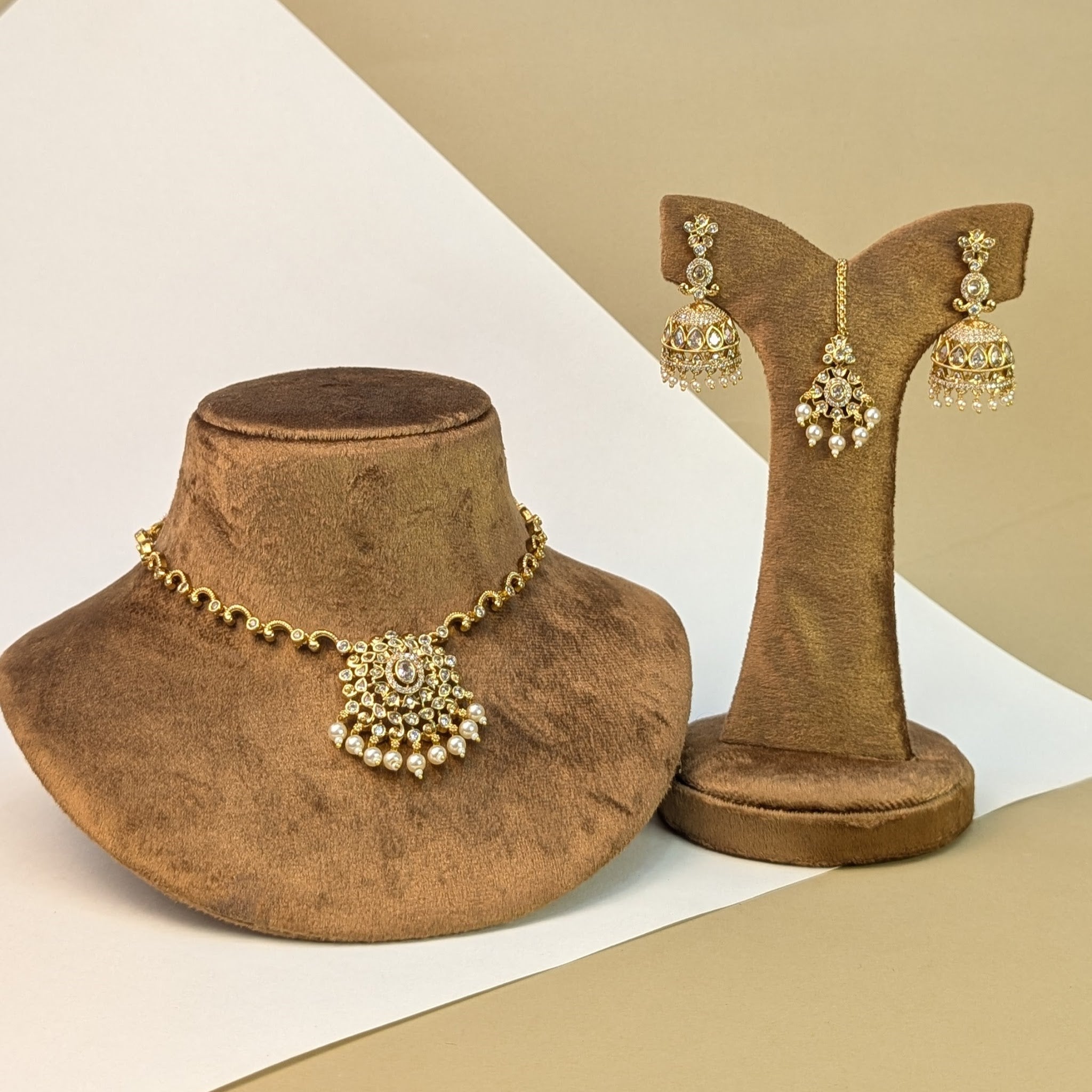 Kasu Malai South Indian Rajwadi Necklace Set