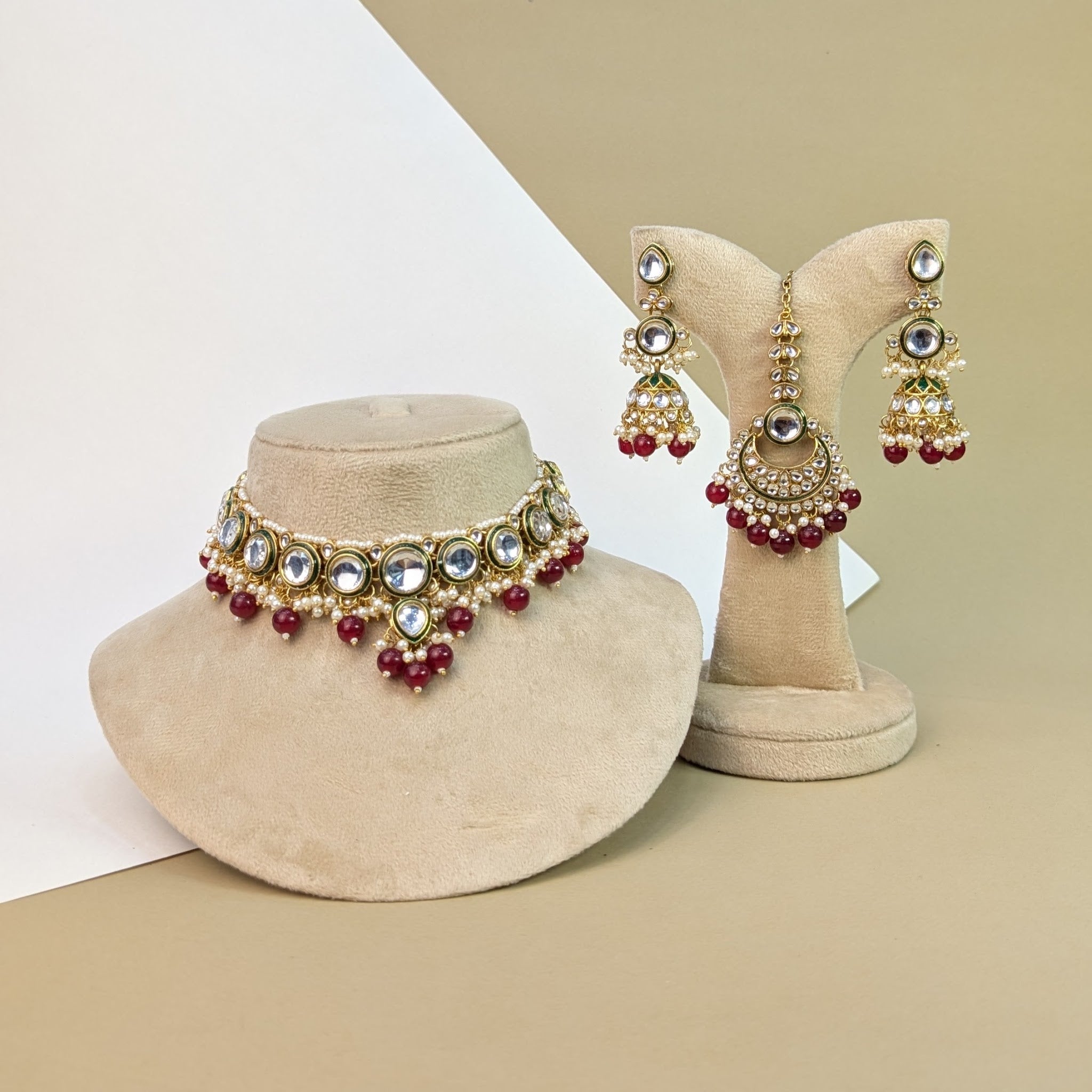 Grand Bridal Kundan Necklace Set
